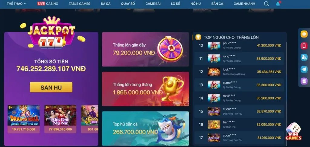 Giao diện ứng dụng gamebet app trên điện thoại